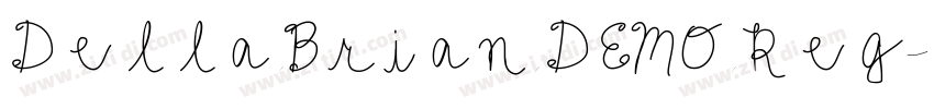 Della Brian DEMO Reg字体转换